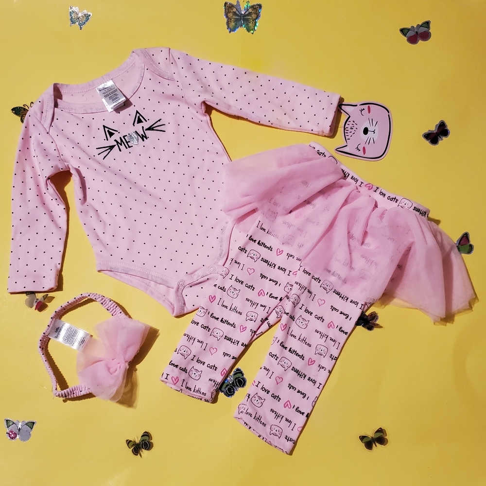 Baby Girl Shirt and Pants Set 12m - Picture 1 of 6